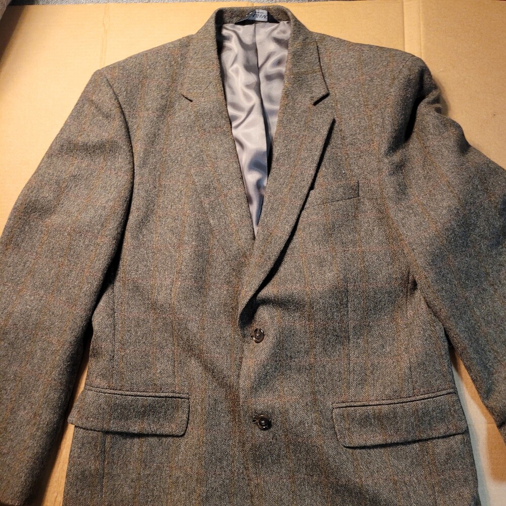 Jos A Bank Mens Gordon Brown Camel Hair Jacket Sport Coat Blazer 42L